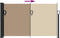 vidaXL - Windscherm - uittrekbaar - 117x300 - cm - taupe