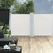 vidaXL - Windscherm - uittrekbaar - 117x600 - cm - crèmekleurig