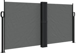 vidaXL - Windscherm - uittrekbaar - 120x1000 - cm - antraciet