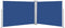vidaXL - Windscherm - uittrekbaar - 120x1000 - cm - blauw