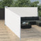 vidaXL - Windscherm - uittrekbaar - 120x1000 - cm - crème