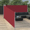 vidaXL - Windscherm - uittrekbaar - 120x1000 - cm - rood