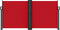 vidaXL - Windscherm - uittrekbaar - 120x1200 - cm - rood