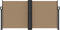 vidaXL - Windscherm - uittrekbaar - 120x1200 - cm - taupe