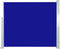 vidaXL - Windscherm - uittrekbaar - 120x300 - cm - blauw