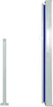 vidaXL - Windscherm - uittrekbaar - 120x300 - cm - blauw