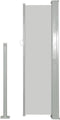 vidaXL - Windscherm - uittrekbaar - 120x300 - cm - crème