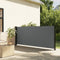 vidaXL - Windscherm - uittrekbaar - 120x500 - cm - antracietkleurig