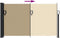 vidaXL - Windscherm - uittrekbaar - 120x500 - cm - beige
