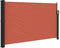 vidaXL - Windscherm - uittrekbaar - 120x500 - cm - terracotta
