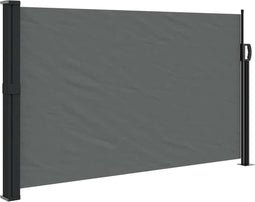 vidaXL - Windscherm - uittrekbaar - 120x600 - cm - antraciet