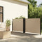 vidaXL - Windscherm - uittrekbaar - 120x600 - cm - beige