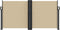 vidaXL - Windscherm - uittrekbaar - 120x600 - cm - beige
