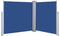 vidaXL - Windscherm - uittrekbaar - 120x600 - cm - blauw
