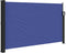 vidaXL - Windscherm - uittrekbaar - 120x600 - cm - blauw