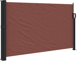vidaXL - Windscherm - uittrekbaar - 120x600 - cm - bruin