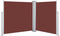 vidaXL - Windscherm - uittrekbaar - 120x600 - cm - bruin