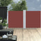 vidaXL - Windscherm - uittrekbaar - 120x600 - cm - bruin
