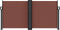 vidaXL - Windscherm - uittrekbaar - 120x600 - cm - bruin