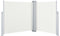 vidaXL - Windscherm - uittrekbaar - 120x600 - cm - crème