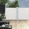 vidaXL - Windscherm - uittrekbaar - 120x600 - cm - crème