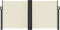 vidaXL - Windscherm - uittrekbaar - 120x600 - cm - crème
