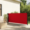 vidaXL - Windscherm - uittrekbaar - 120x600 - cm - rood
