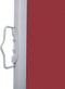 vidaXL - Windscherm - uittrekbaar - 120x600 - cm - rood