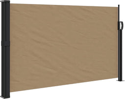 vidaXL - Windscherm - uittrekbaar - 120x600 - cm - taupe