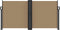 vidaXL - Windscherm - uittrekbaar - 120x600 - cm - taupe