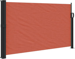 vidaXL - Windscherm - uittrekbaar - 120x600 - cm - terracotta