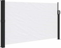 vidaXL - Windscherm - uittrekbaar - 120x600 - cm - wit
