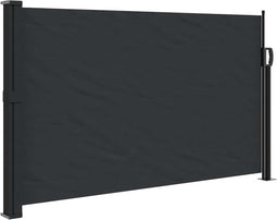vidaXL - Windscherm - uittrekbaar - 120x600 - cm - zwart