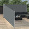 vidaXL - Windscherm - uittrekbaar - 140x1000 - cm - antraciet
