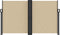 vidaXL - Windscherm - uittrekbaar - 140x1000 - cm - beige