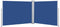 vidaXL - Windscherm - uittrekbaar - 140x1000 - cm - blauw