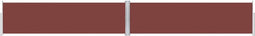 vidaXL - Windscherm - uittrekbaar - 140x1000 - cm - bruin