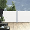 vidaXL - Windscherm - uittrekbaar - 140x1000 - cm - crème