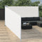 vidaXL - Windscherm - uittrekbaar - 140x1000 - cm - crème