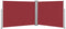 vidaXL - Windscherm - uittrekbaar - 140x1000 - cm - rood