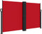 vidaXL - Windscherm - uittrekbaar - 140x1000 - cm - rood
