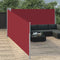 vidaXL - Windscherm - uittrekbaar - 140x1000 - cm - rood
