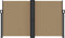 vidaXL - Windscherm - uittrekbaar - 140x1000 - cm - taupe