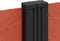 vidaXL - Windscherm - uittrekbaar - 140x1000 - cm - terracottakleurig