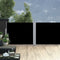 vidaXL - Windscherm - uittrekbaar - 140x1000 - cm - zwart