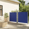 vidaXL - Windscherm - uittrekbaar - 140x1200 - cm - blauw
