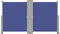 vidaXL - Windscherm - uittrekbaar - 140x1200 - cm - blauw
