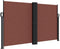 vidaXL - Windscherm - uittrekbaar - 140x1200 - cm - bruin