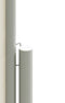 vidaXL - Windscherm - uittrekbaar - 140x1200 - cm - crèmekleurig