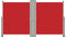 vidaXL - Windscherm - uittrekbaar - 140x1200 - cm - rood